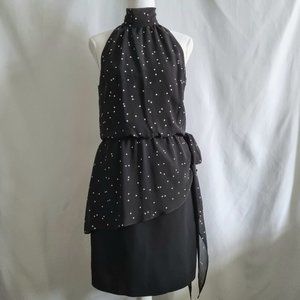 Joseph Ribkoff Polka Dot Sleeveless Dress Size 8